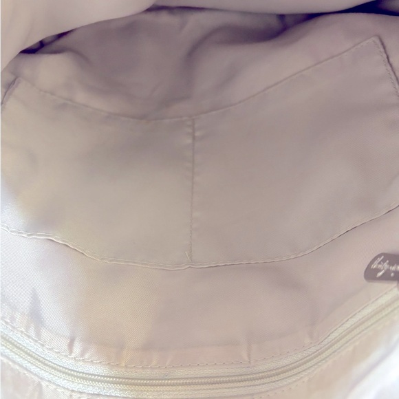 Thirty-One Baseball striped Crossbody Bag: removable flap, adjustable strap!! - Picture 6 of 13